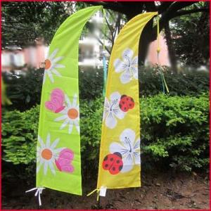 China Spring Garden Flag Butterfly Ladybug factory