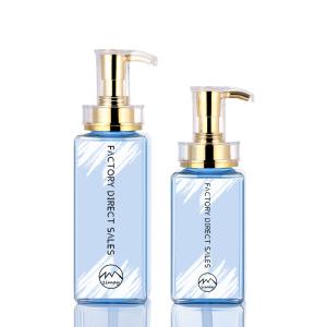 China Hot Stamping Cosmetic Lotion Bottle With Pump 61mm Width ODM Available factory