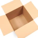 Rigid Corrugated Board Brown Shipping Carton Box Packaging For Customer