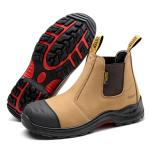Genuine Leather Construction Safety Shoes Steel Toe S3 Safety Boots For Welding