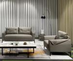 Modern Office Double Reception Leather Sofa Set High Resilience Sponge Top