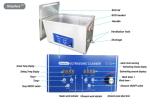 Heated Digital Ultrasonic Jewelry Cleaner 15L For Jewelry Cleaning