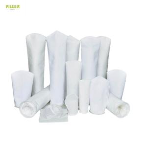 China 50 Micron Liquid Filter Sleeves Stitched Welded Polyester Aquarium Filter Bag factory