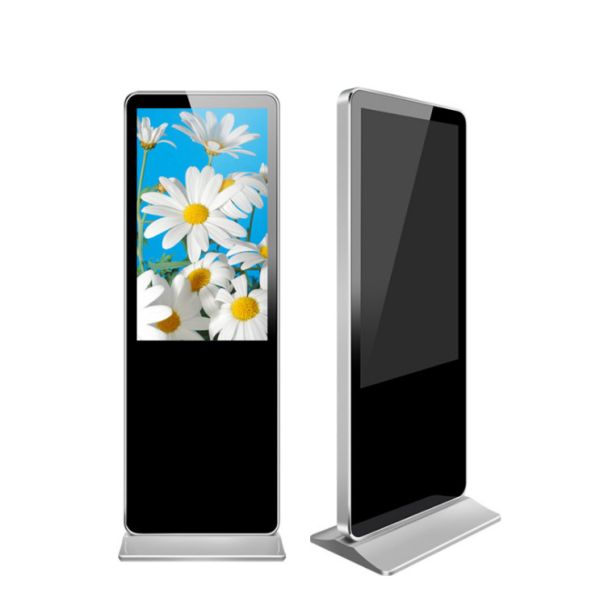China All In One Lcd 55" Digital Signage Displays Floor Stand Android Totem Kiosk factory