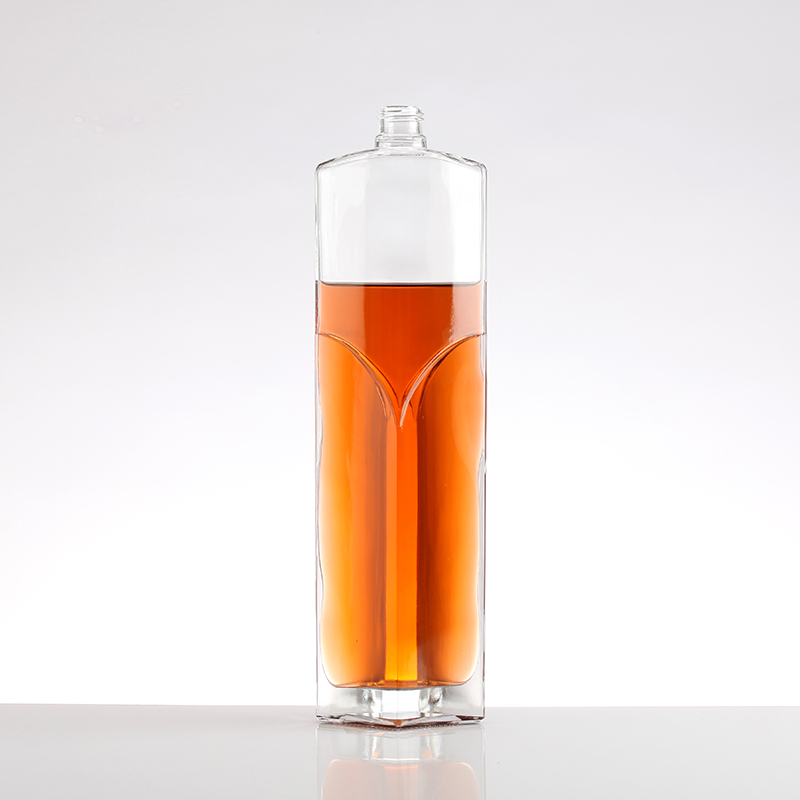 Hot Stamping Glass Vodka Bottle Personalize Your Bottle with a Color of Your Choice