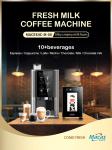 Stainless Steel Table Top Smart Fresh Milk Coffee Vending Machine