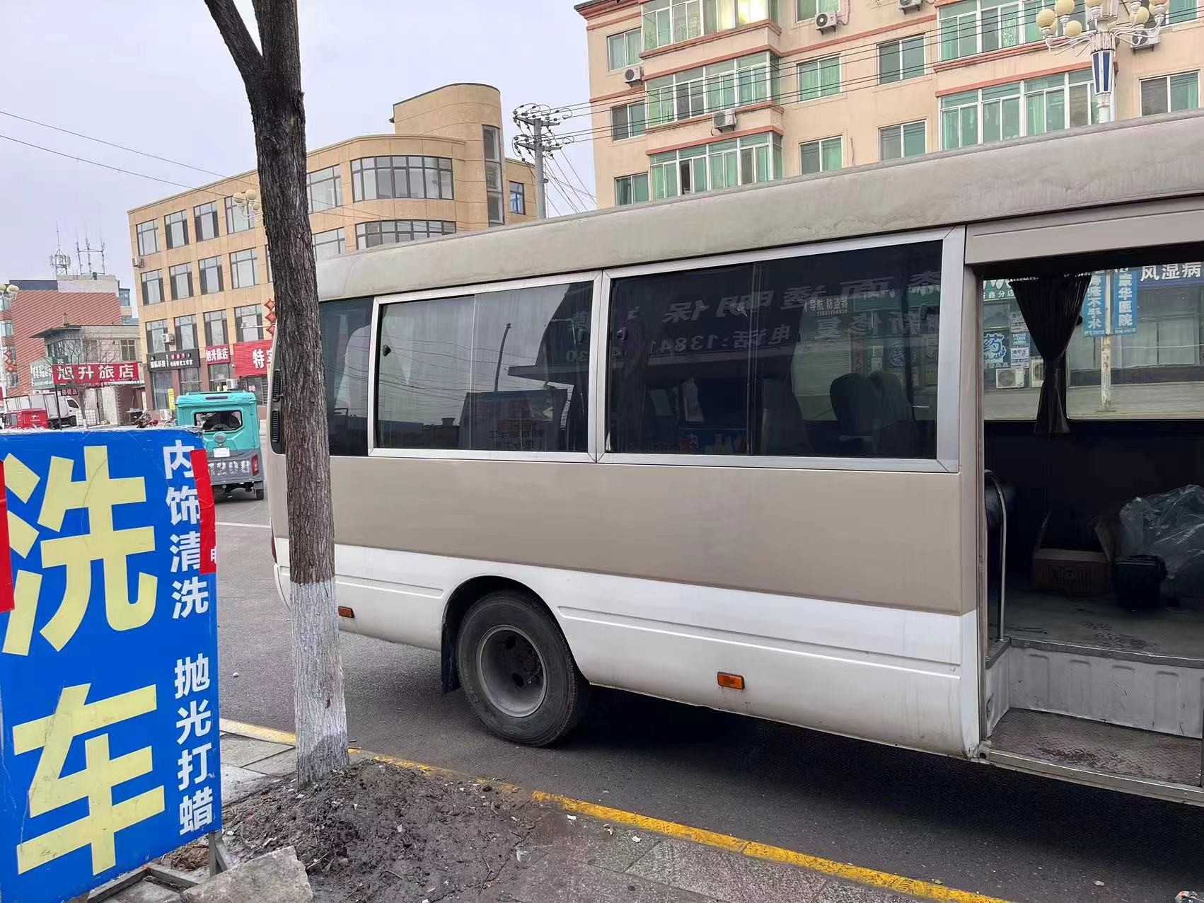 Toyota Coaster Used Bus 29seats 1hz Left Hand Drive Japanese Original