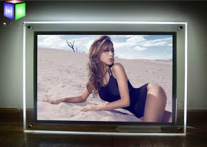 China Wall Mounted Custom LED Light Box Sign Panels Picture Frame For Advertising factory