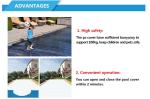 IP68 24V 8X4M Automatic Above Ground Pool Covers