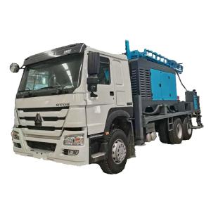 China 400m Depth Water Well Drilling Rig Equipment 132KW Cummins Engine factory