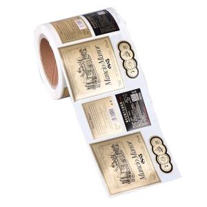 China Personalized Waterproof Wine Label Stickers For 750ml Bottles on sale