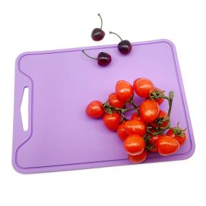 China FDA Eco Friendly BPA Free Large Thick Antibacterial Hot Selling Kitchen Flexible Silicone Cutting Board Chopping Board Mat factory