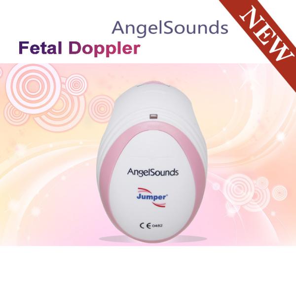 Small Pink color Angelsounds Pocket Fetal Doppler For Transmiting Fetal Heart