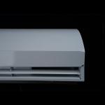 Powerful Wind Centrifugal Remote-Controlled Sleek White Air Curtain For Dual