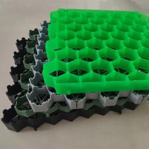 China 38mm-70mm Height Plastic Interlocking Gravel Grass Paving Grid for Strengthening Soil factory
