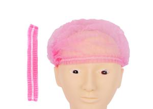 China 100 Pcs/Bag Pink Disposable Hair Bonnets Breathable Dust Cap For Eyebrows Tattoo factory