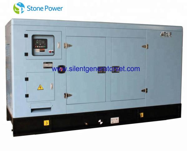 ISO Certificated Super Quiet Diesel Generators / 230kw Soundproof Diesel