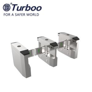 China Mechanical Stainless Steel Turnstiles / Retractable Flap Barrier For Stadium Access Control factory