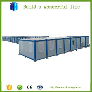 China prefabricated living 20ft container house for construction labor camp factory