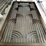 304 Pvd Color Mirror Finish Stainless Steel Room Divider Mill Edge For