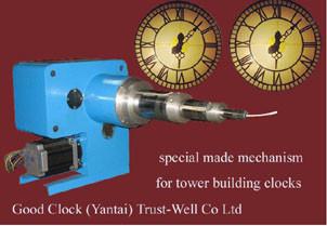double side city street clocks with movement motor mechanism 3 feet 4feet 5 feet
