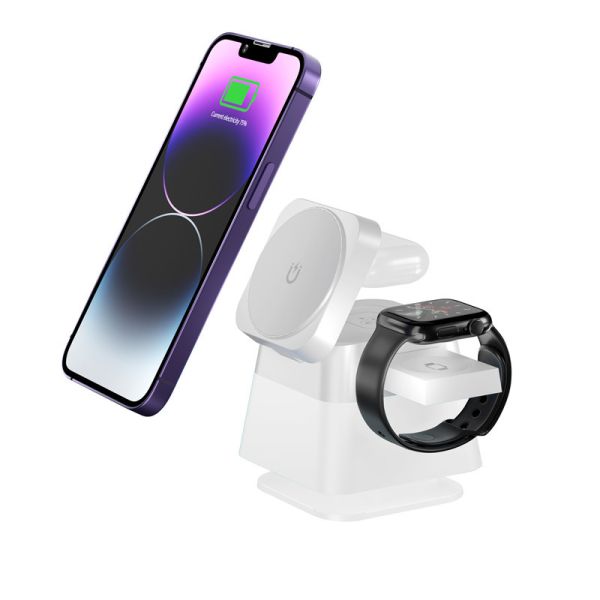 Charging 15w All In One Wireless Charger With Led Night Light 1w Input Voltage