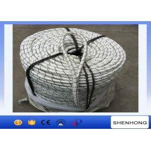 Raw White 16mm Double Braided Nylon Rope to Pull During Tower Eerection