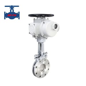 China Manual Electric Knife Gate Valve for High Temperature and Normal Applications on sale