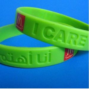 Color Segmented Silicone WristBand,Factory customized silicone energy bracelets,