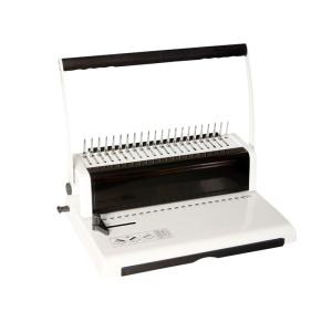 China 500 Sheets Notebook Comb Binding Machine With 14.3mm Pitch factory