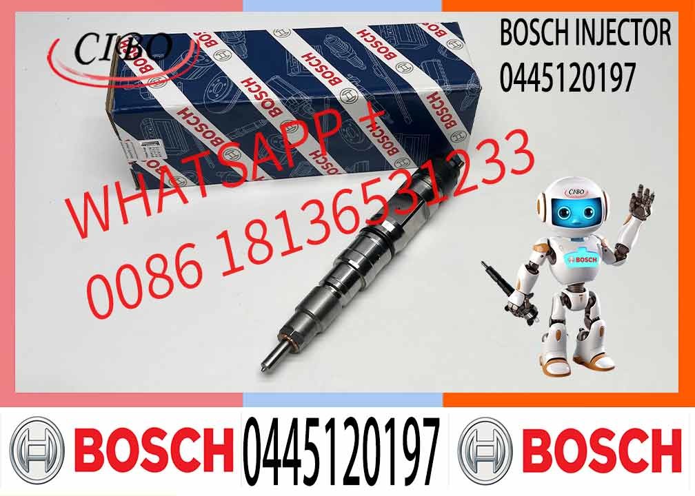 0445120197 High Quality Common Rail Injector 0 445 120 197 Diesel Injector Nozzles 0 445 120 197 for 0445120197
