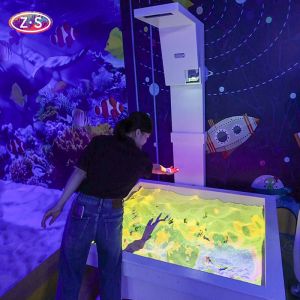 China 3800 Lumen AR Sandbox Kinect Sensor Augmented Sand Table Immersive Learning factory