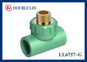 China 1/2&quot; to 2&quot; Male Tee Brass PPR Fitting for Household Water Control factory