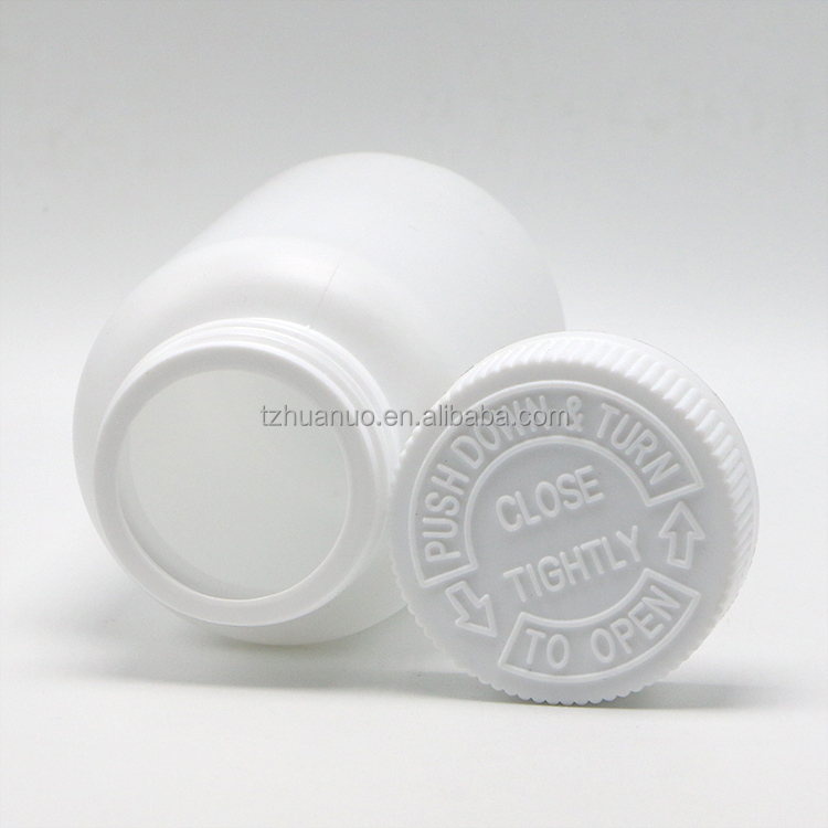 Medicine Container 225ml/7.6oz HDPE Plastic Bottle Capsule/Powder/Pill Supplement Holder