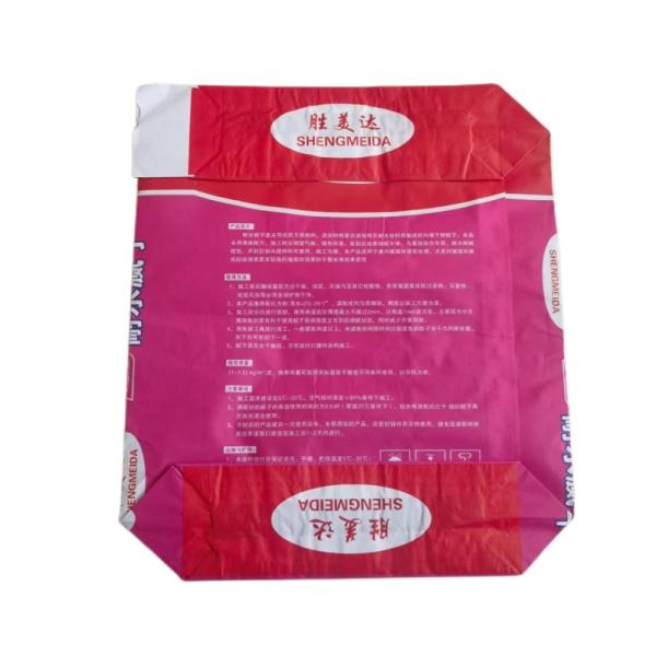 2 Ply 90GSM Paper & 1 Ply Film Cement Packing Bags For 20kg 25kg Tile Adhesive