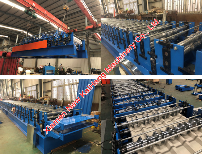 Dual Roll Forming Machine Double layers Roll Forming Machine One machine with two profiles