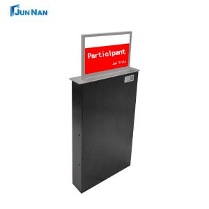 China Plate Electric Nameplate Table Sign Name Plates For Desk For Office Paperless Conference System factory
