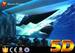 Digital Movie Play System 4D Movie Theater Electric Motion 3 DOF Chairs with Cup