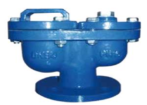 China Ductile Iron Double Ball Air Valve , Automatic 1.6mpa Air Release Valves factory