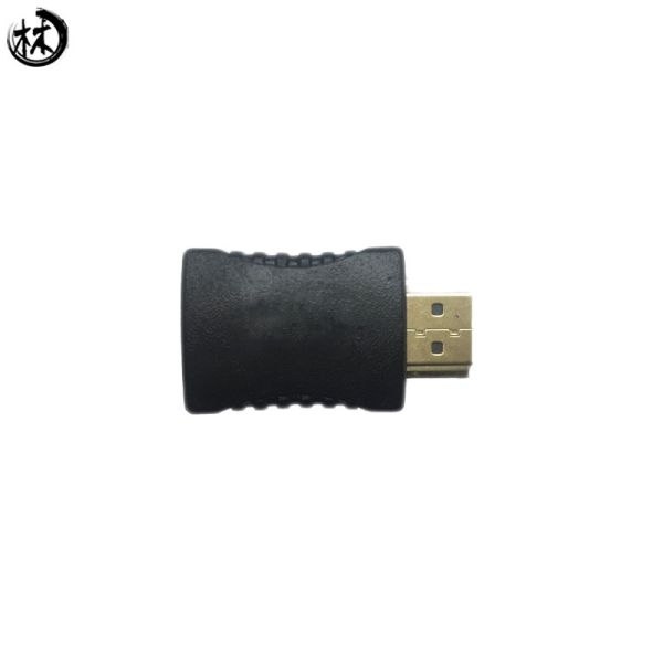 HDTV Female to male adapter,HDTV/F to HDTV/M with golden plate,180 degrees HDTV adapter