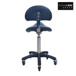 795-985mm Chair Height Saddle Chair With Backrest With Nylon Five Star Foot
