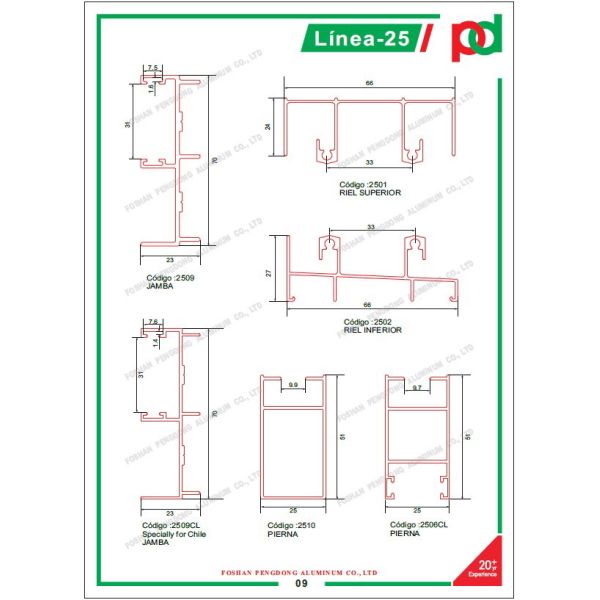 0.15mm T5 Temper Wood Finish Aluminium Profiles For Bolivia Series L20 L25 L32 L5000