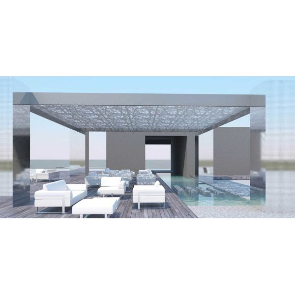 Metallic Color Aluminum Carved/ Engraved Mashrabiyia Panels For Facade/Wall Cladding/ Curtain Wall/Ceiling