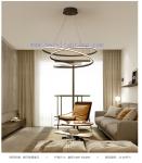 Black outlight LED Pendant Dinner Lightd 87W 800*800*150MM Good Design