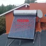 200L Non Pressure Solar Water Heater 300L Silver Water Tank Vacuum Tube