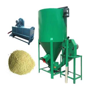 China Vertical Agricultural Hammer Mill Machine with 4pcs Blades 800 To 6000kg/ H factory