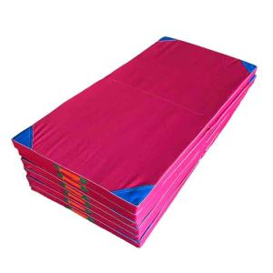China Indoor Lightweight Kids Gymnastics Mat / Folding Exercise Mat Body Building factory