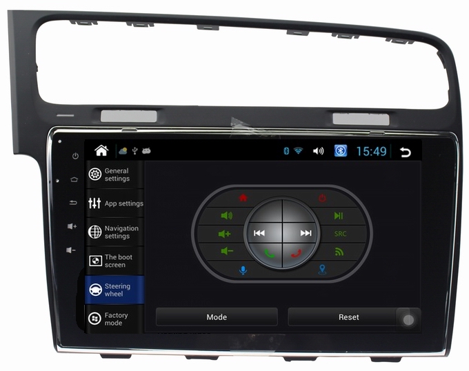 Ouchuangbo autoradio DVD GPS stereo multimedia android 4.2 VW golf 7 support 4 core canbus aux