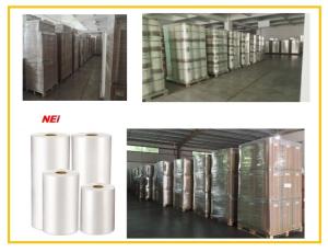 China Glossy BOPP Thermal Lamination Film 3 Inch Paper Core factory