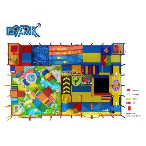 Children Indoor Playground Equipment Trampoline Fun Indoor Playground Kids Play